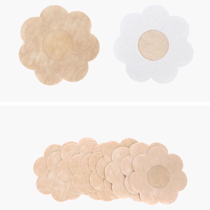 10 miếng dán nhũ hoa giấy