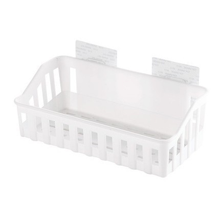 Kệ dán tường hình chữ nhật đựng đồ KT: 26x 11,5 x 8,7 x 6cm (ảnh thật)