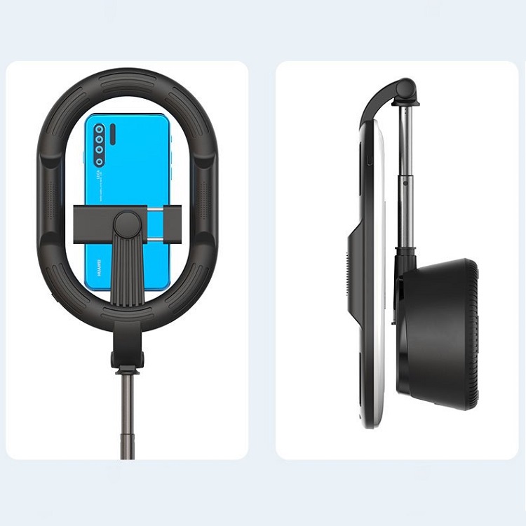 Đèn Livestream A10 Thông Minh, Kiêm Kẹp Điện Thoại, Tự Nhận Diện Khuôn Mặt, Xoay 360 Độ - Chụp Ảnh - Quay Video