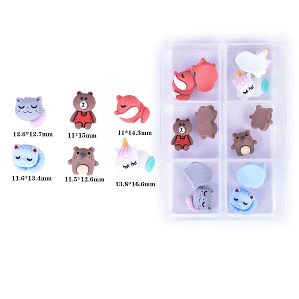 Miếng Dán Trang Trí Móng Tay 3D Hình Hoạt Hình Totoro