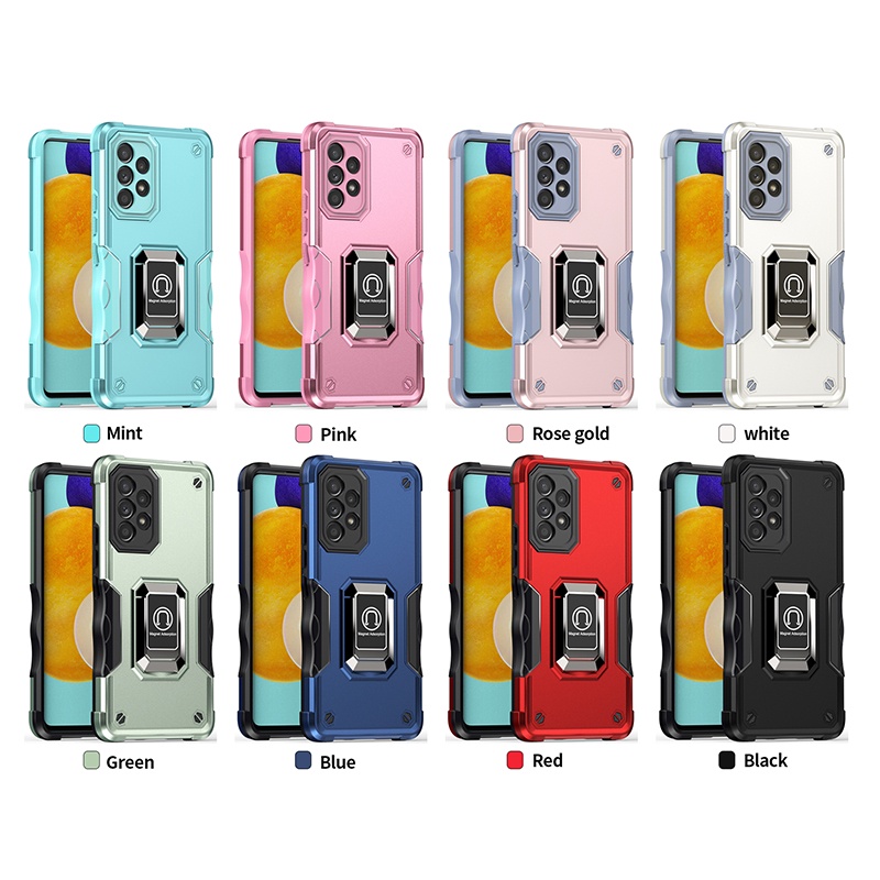Magnetic Anti Shock Stand Phone Case For Samsung Galaxy A32 4G A33 5G A52 4G 5G A52s 5G A53 5G A73 5G Ring Kickstand Phone Case Cover