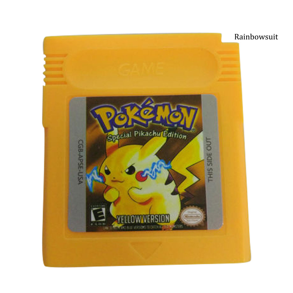 Thẻ chơi game NINTENDO Pokemon GBC dòng phiên bản giới hạn