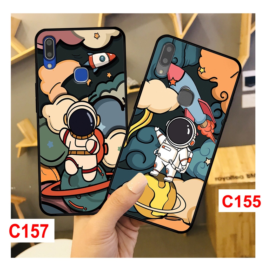 Ốp lưng Vivo V9 / Vivo Y85 / Vivo V11 / Vivo V11i - Ốp lưng điện thoại Vivo in hình phi hành gia, vũ trụ ngân hà.