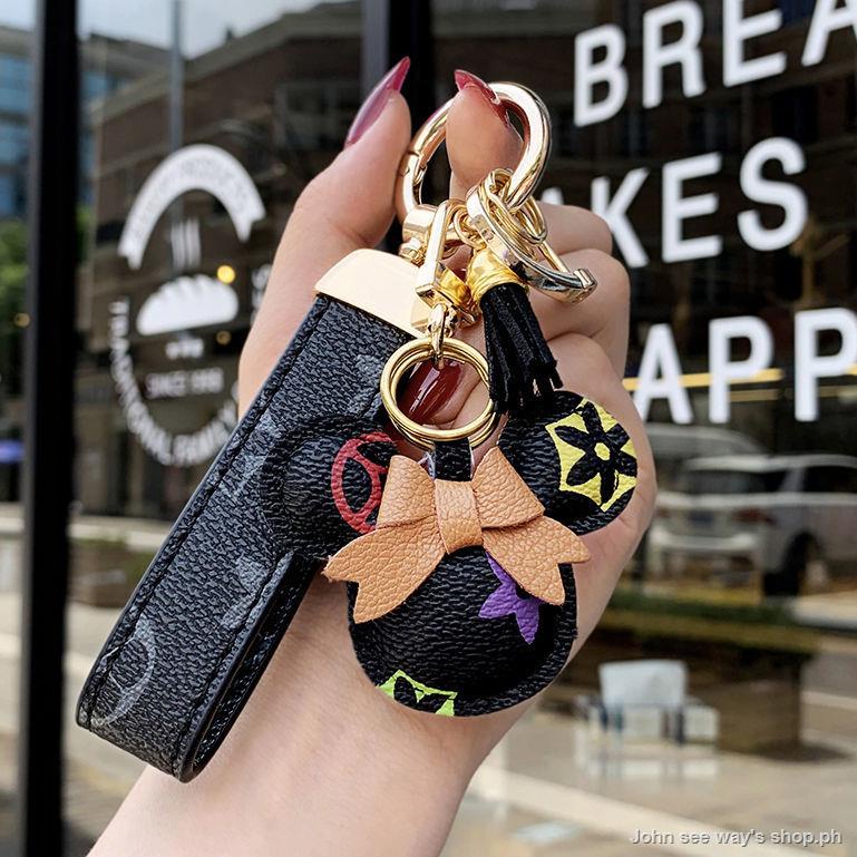 Móc Chìa Khóa Nhỏ Nhắn Bằng Da Thiết Kế Đơn Giản Dễ Thương