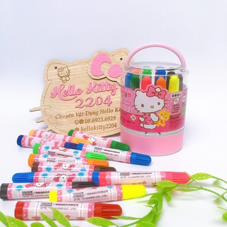 🌸🌸Hộp bút màu nước 12 màu Hello Kitty cho bé