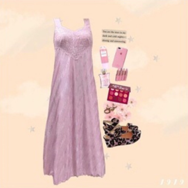 đầm ngủ vintage