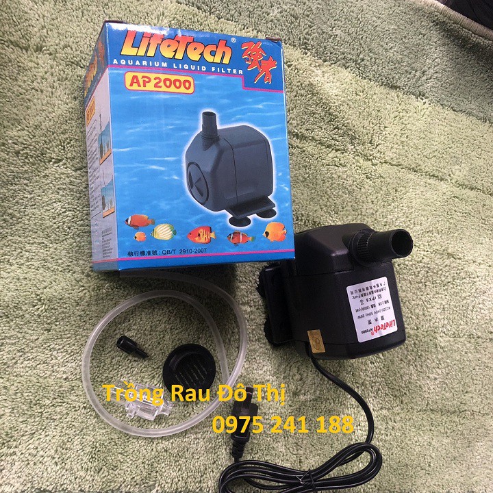 Máy bơm thủy canh bơm cao 1.8 mét, bảo hành 30 ngày