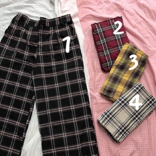 QUẦN CULOTTES KẺ CARO