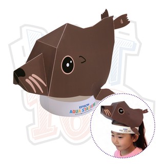 Mô hình giấy đồ chơi Nón Sea Lion Hat