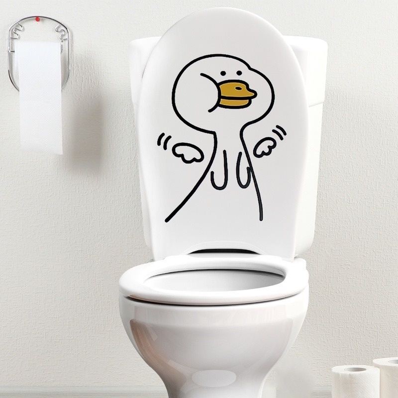 Miếng dán tường hình vịt hoạt hình dễ thương