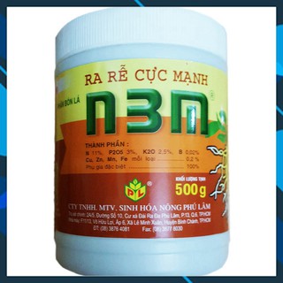 Phân bón lá cao cấp siêu ra rễ n3m loại 500g/1 lọ