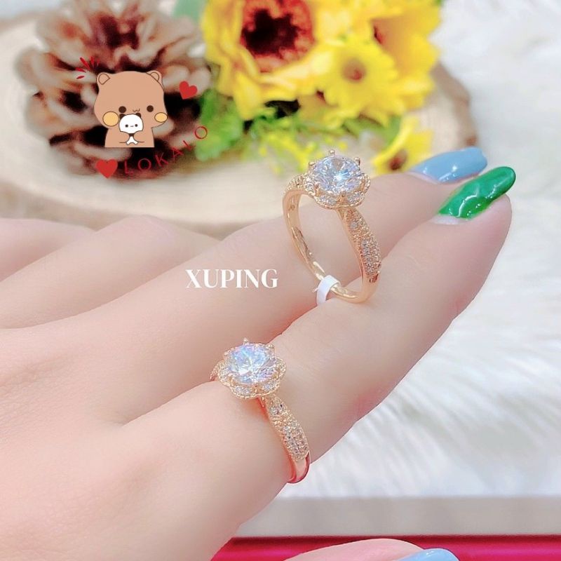 Nhẫn Nữ Xuping Lokalo Shop Mạ Vàng 18K Đeo Bền Lắm Lun - Shop Bảo Hành Khách Iu 03 Tháng M719822