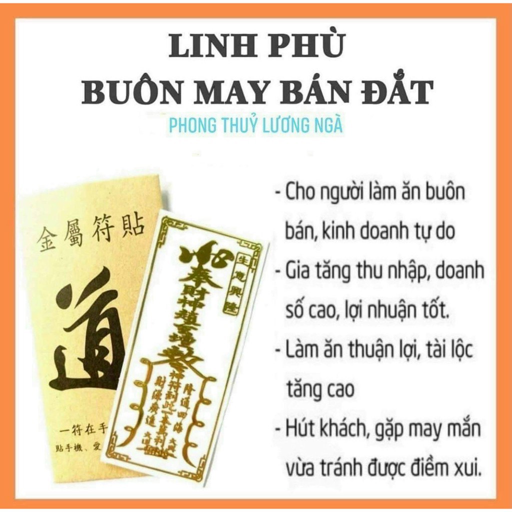 Miếng dán điện thoại Buôn May Bán Đắt - Phong Thuỷ Cho Bạn