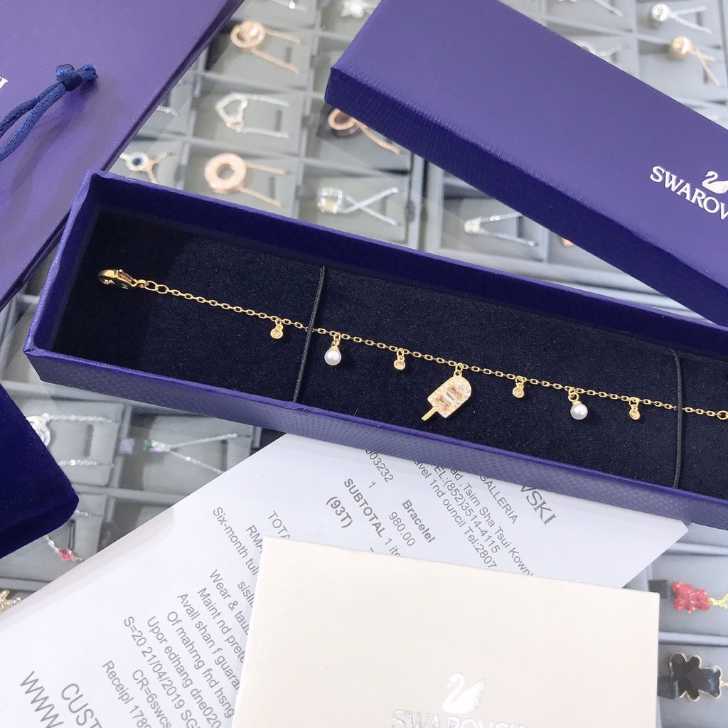 SWAROVSKI Vòng cổ Vòng Tay Mặt Que Kem Đáng Yêu 5465294