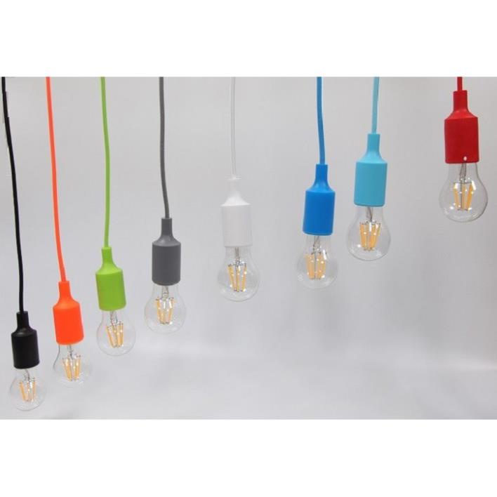Bộ 5 dây đèn thả trang trí bóng led Edison A60 6W