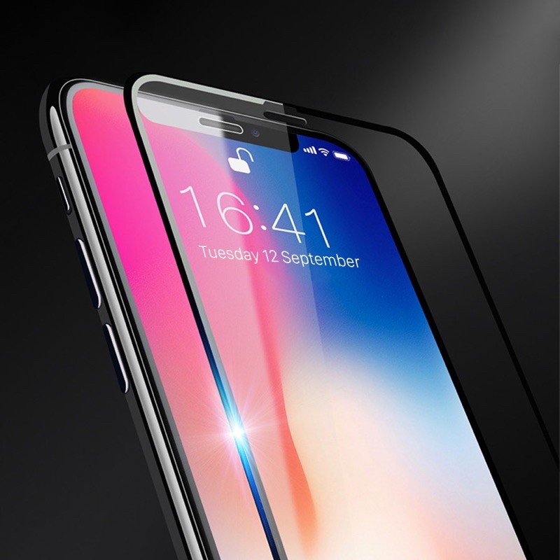 Kính cường lực Iphone full màn nguyên khối cho Iphone 13 | 12 | 11 Pro Max Mini Xs max Xr X 8plus 7 plus 8 7 6plus 610D