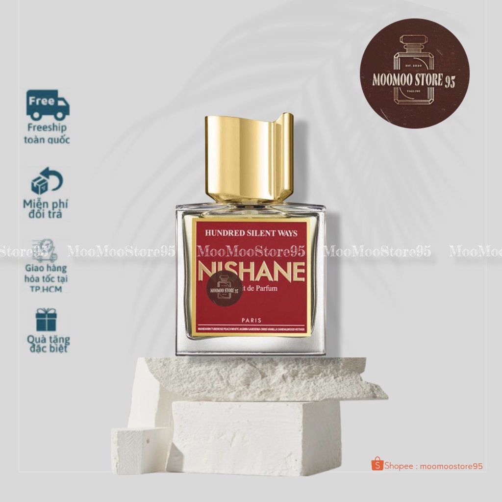 -𝐌𝐨𝐨𝐌𝐨𝐨- 10ml - Nishane Hundred Silent Ways | Nước hoa unisex