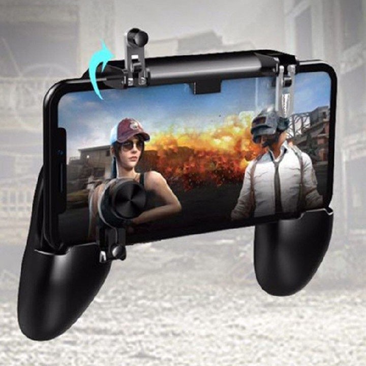 Tay cầm game có nút di chuyển cho điện thoại