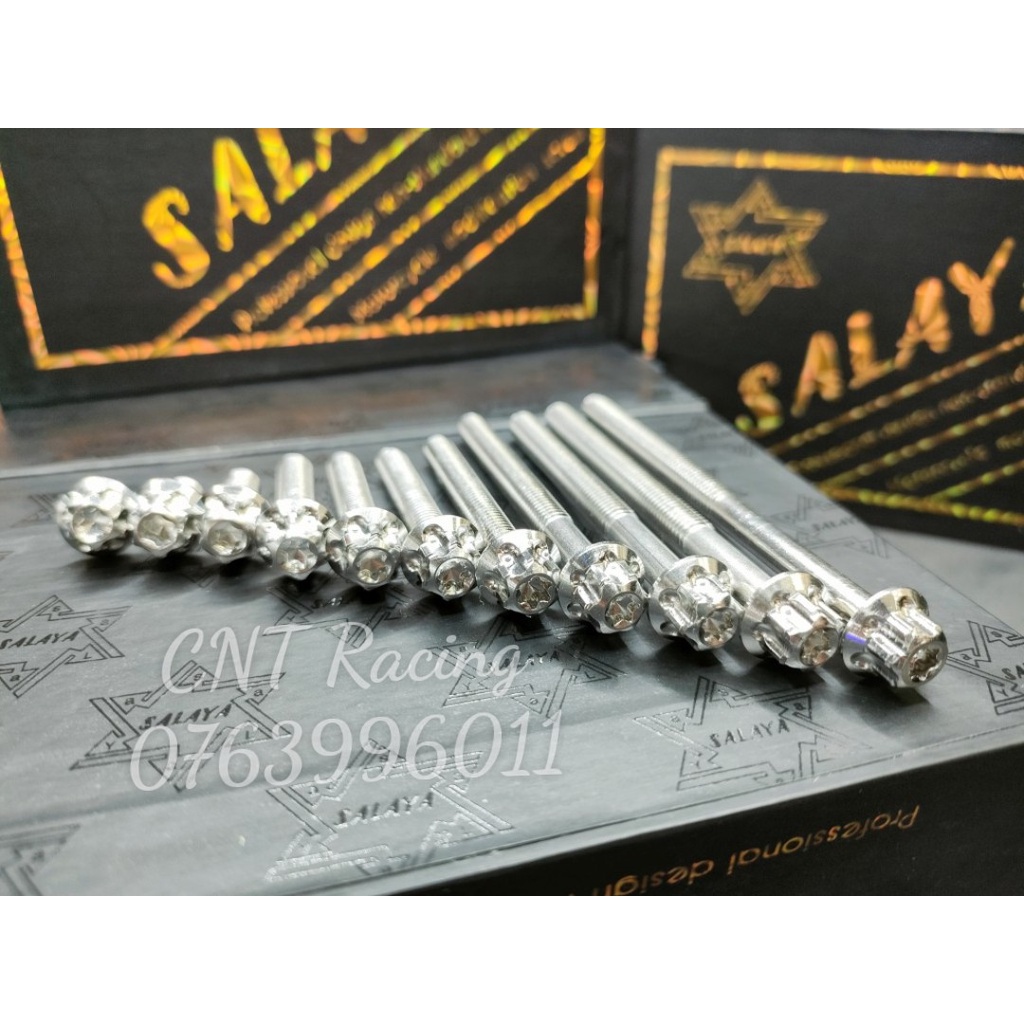Ốc Salaya 6li Inox 304 Dài Ngắn Đầy Đủ Các Size