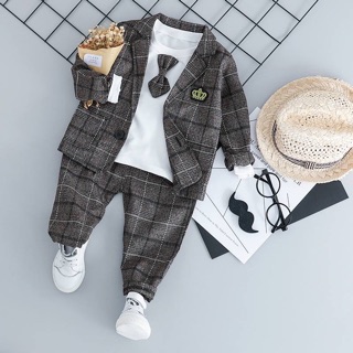 SET VEST 3 CHI TIẾT BÉ TRAI