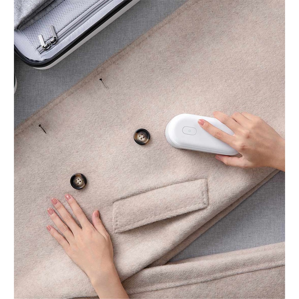 Máy cắt lông xù quần áo Xiaomi Mijia MQXJQ01KL - Máy cắt xơ vải Xiaomi và lưỡi cắt thay thế chính hãng ,Hàng chính hãng