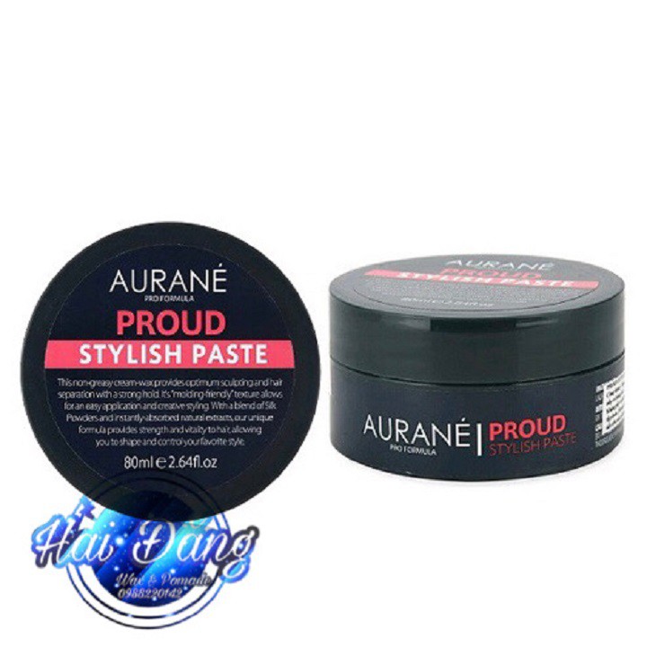 [CHÍNH HÃNG] [SÁP MỀM] Sáp vuốt tóc Aurane Proud Stylish Paste 80ml - Hàng Pháp