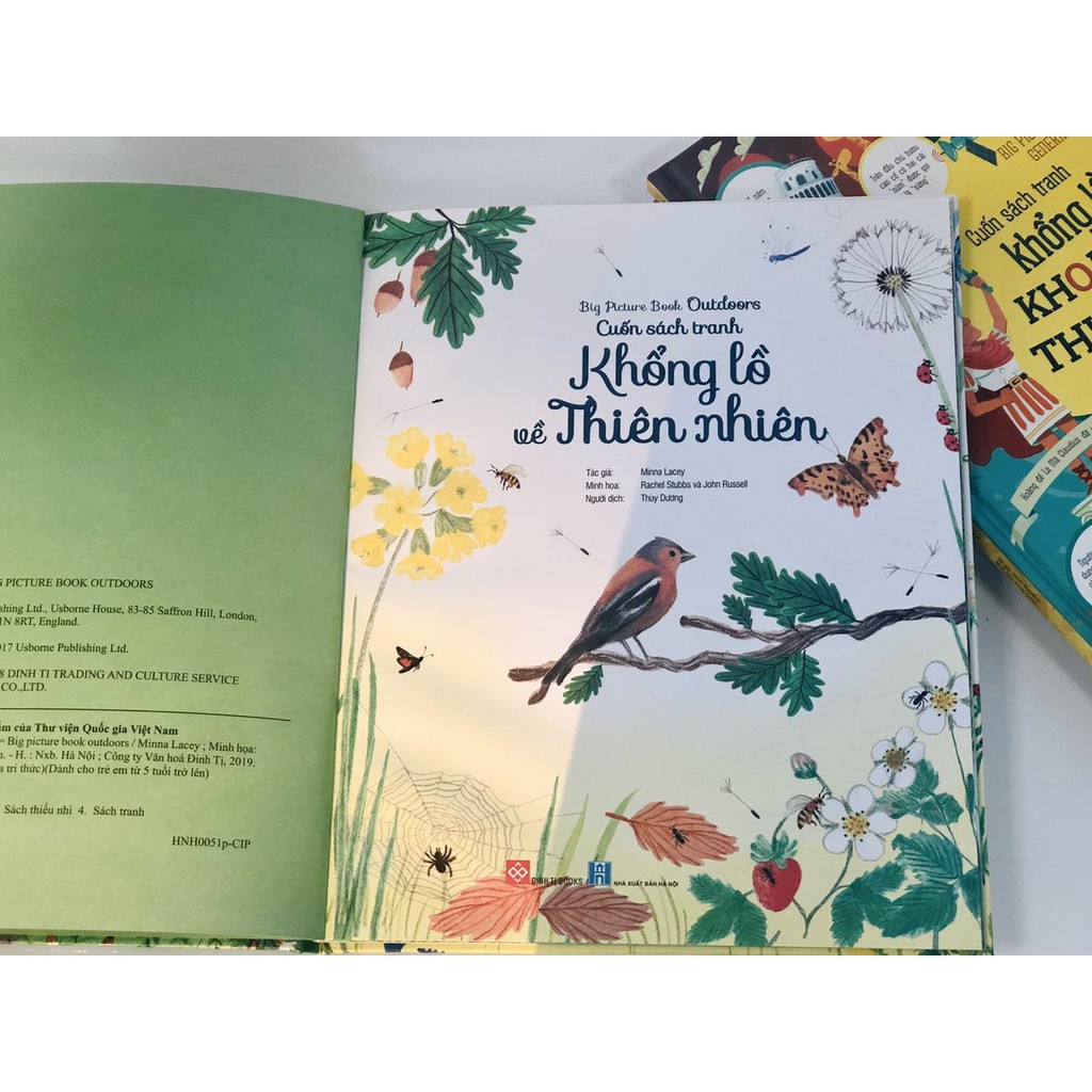 Sách - Big Picture Book Outdoors - Cuốn sách tranh khổng lồ về Thiên Nhiên