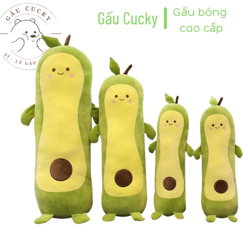 ❤️Sỉ Giá Xưởng❤️ Gối Ôm Bơ Dài, Thú Bông Gấu Bơ Dài Siêu Dễ Thương, Siêu Mềm Êm Mịn, Hàng Loại Đẹp