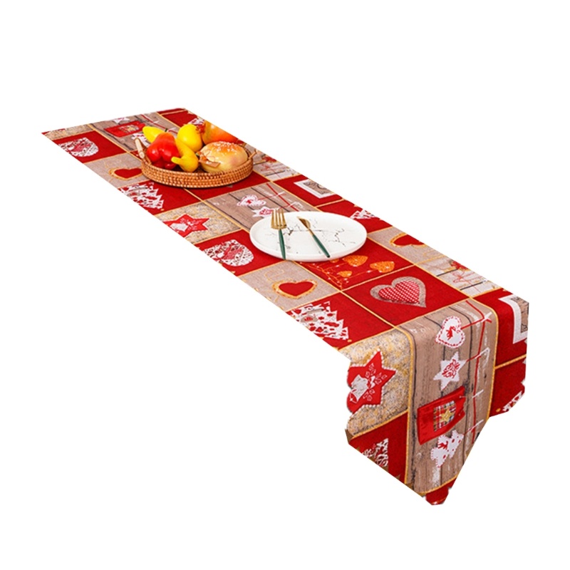 Tấm Vải Trải Bàn Trang Trí Giáng Sinh Nhiều Màu Sắc