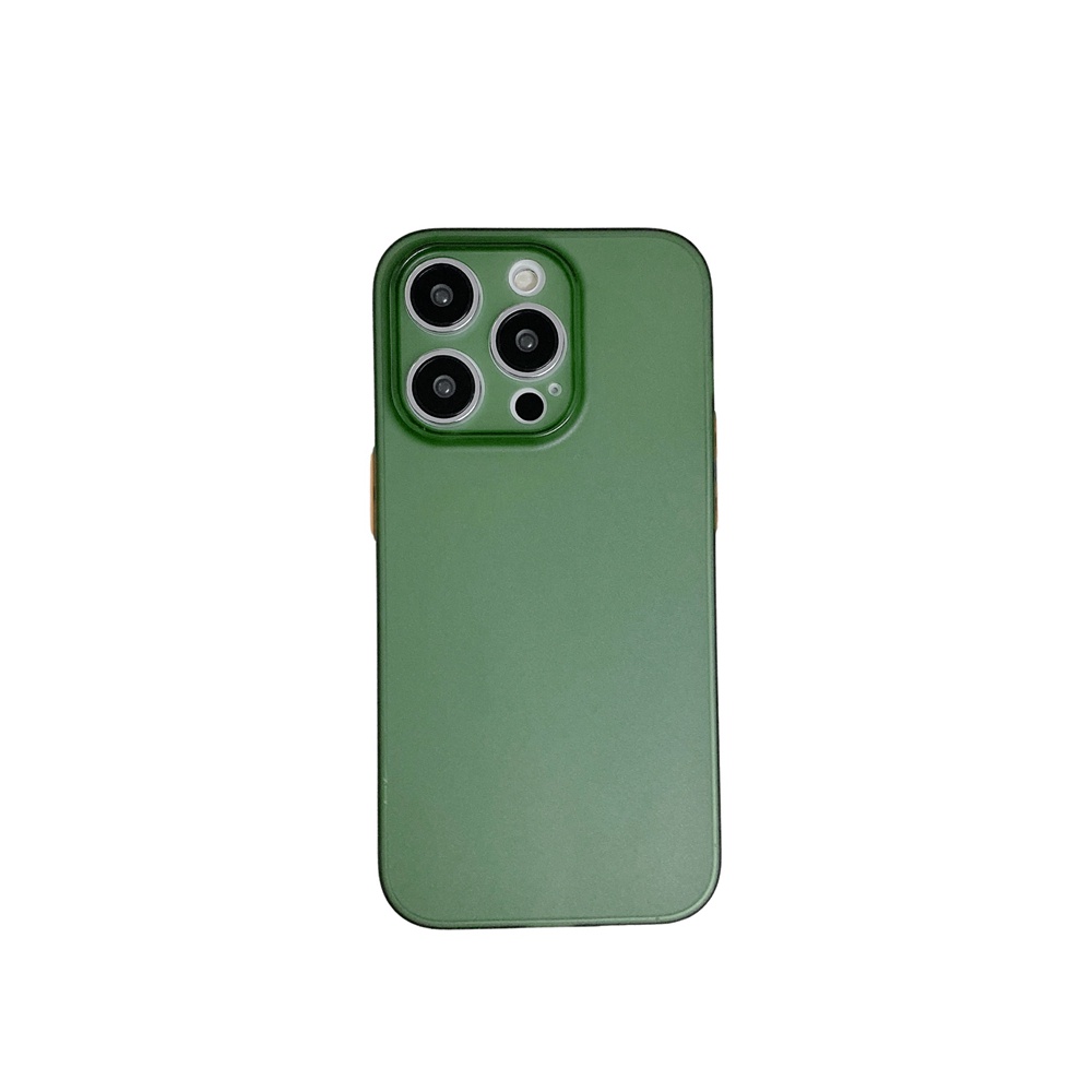 Ốp Điện Thoại Mềm Siêu Mỏng Trong Mờ Phối Màu Cá Tính Cho iPhone 14 Pro Max 14 Plus