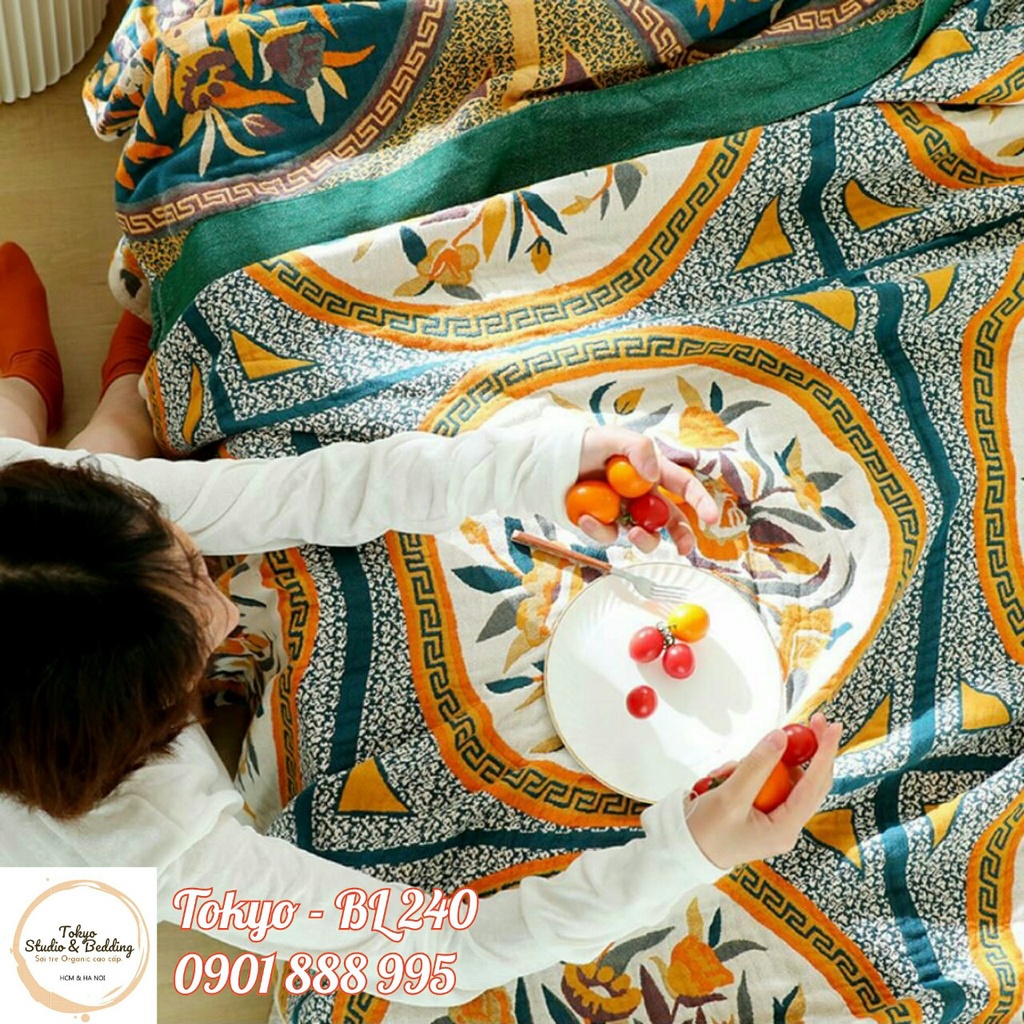 S02_Chăn Xô Organic Cotton Dòng Cao Cấp