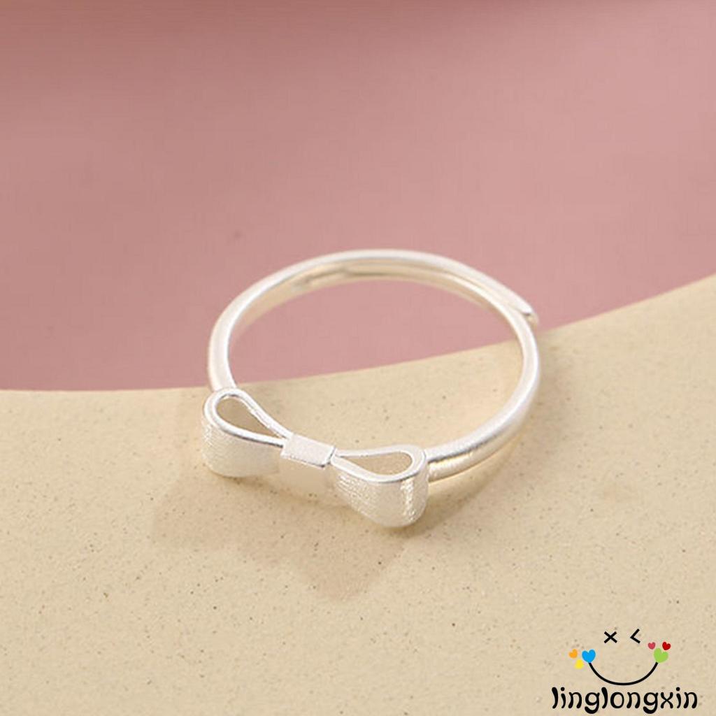 Nhẫn hình nơ hoạt hình có thể điều chỉnh kích thước cho nữ