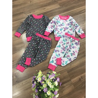 Bộ nỉ bông dài tay cho bé trai và bé gái