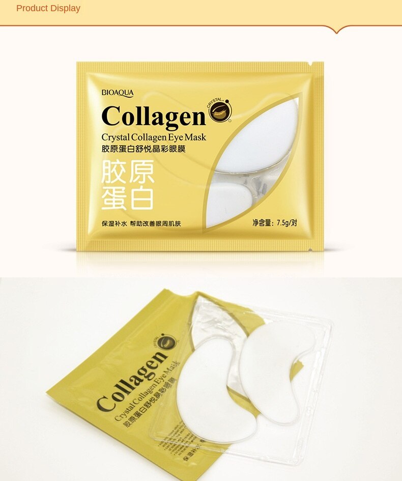 [Hàng mới về] Mặt Nạ Mắt BIOAQUA Bổ Sung Collagen Dưỡng Ẩm Và Làm Mờ Quầng Thâm | BigBuy360 - bigbuy360.vn