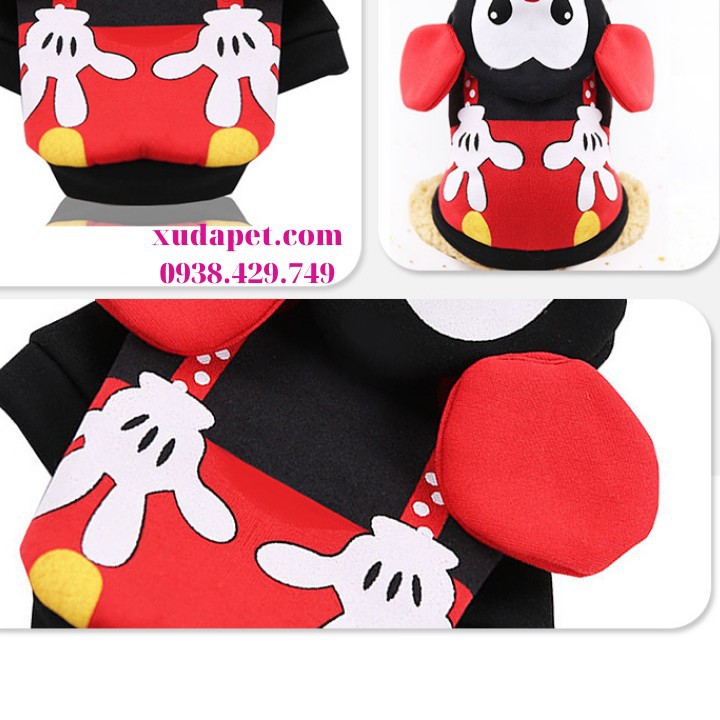 ÁO HOODIE CHO CHÓ MÈO HÌNH CHUỘT MICKEY - SP000554