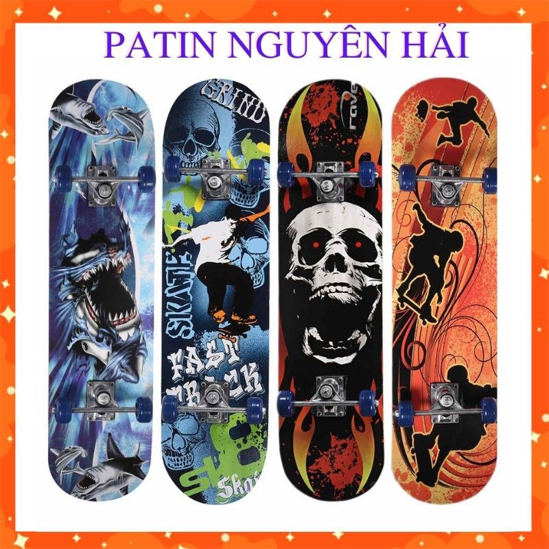 Ván trượt skateboard 80cm ép 7 lớp gỗ phong - PATIN NGUYÊN HẢI