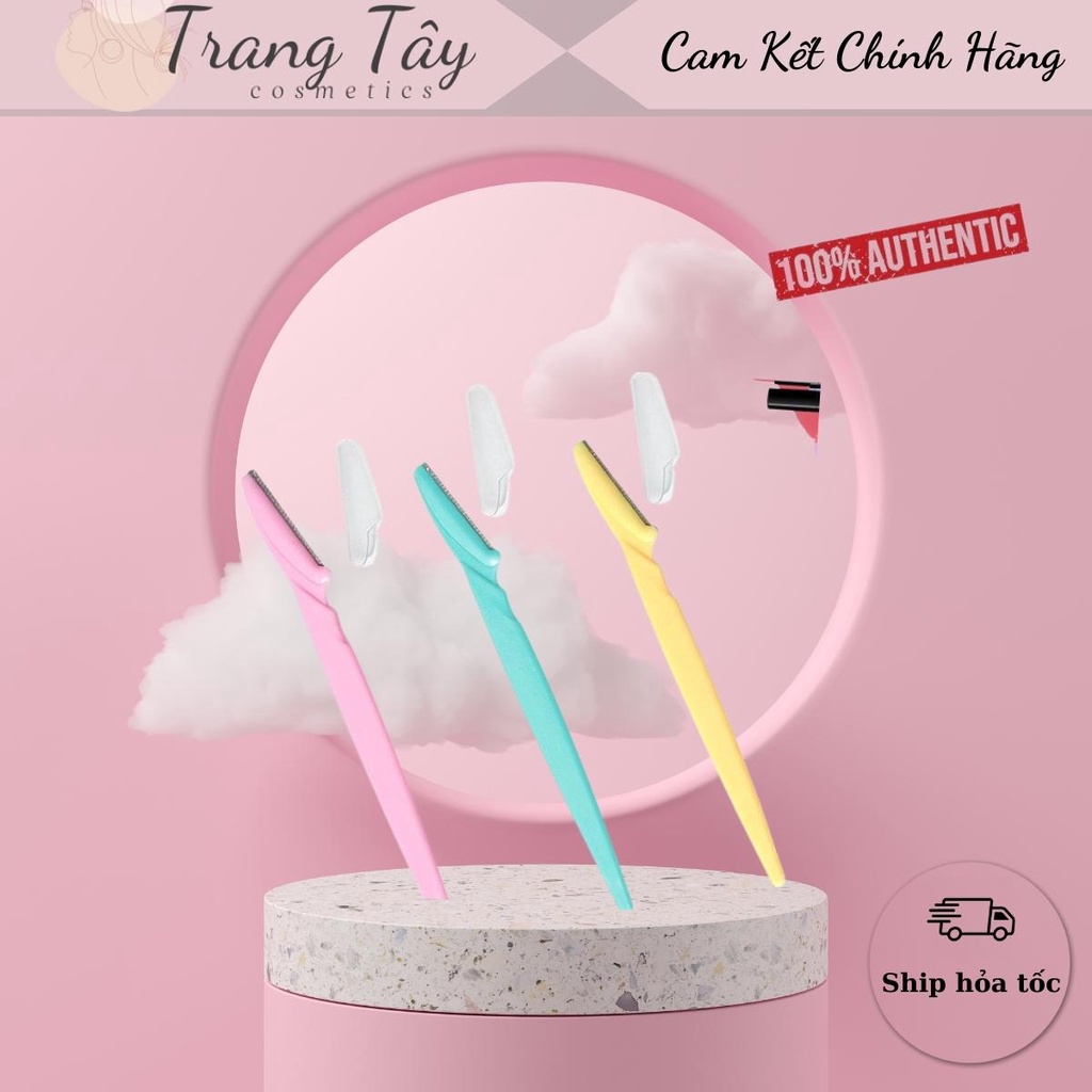 Dao cạo lông mày tiện dụng/Dao cạo chân mày màu ngẫu nhiên)