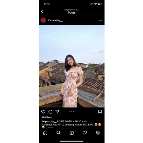 Chiếc đầm làm mưa làm gió của Peachy