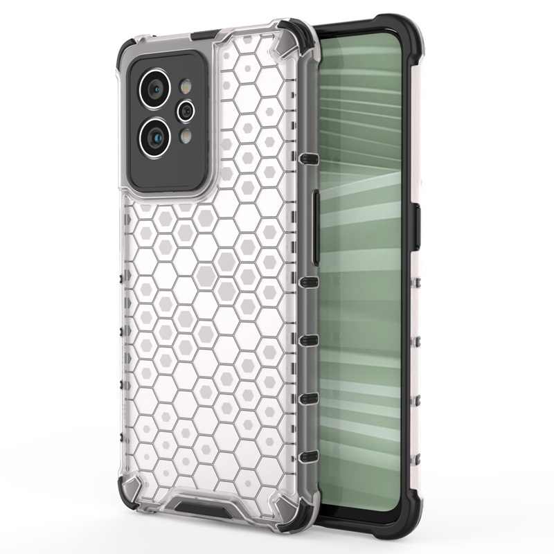 Ốp Điện Thoại TPU Nhựa Trong Suốt Họa Tiết Tổ Ong Cho Realme GT2 Pro