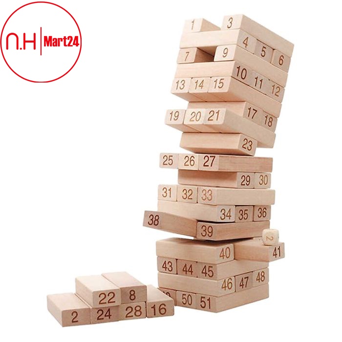 Trò Chơi Rút Gỗ 48 Thanh Chất Lượng Cao - Size Lớn Nhất