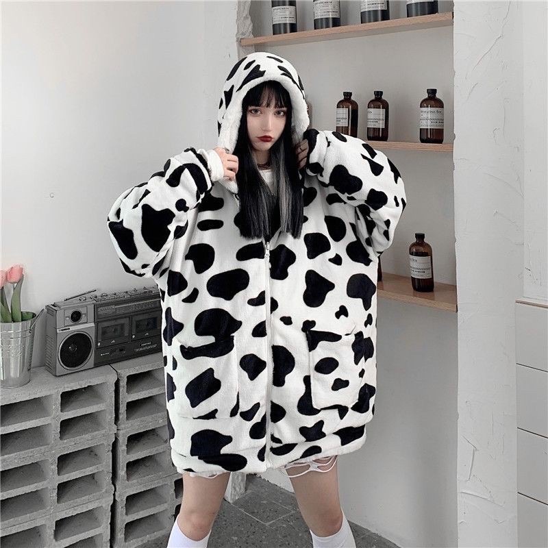 ÁO KHOÁC BÒ SỮA mặc được 2 kiểu 2 trong 1  | VR100