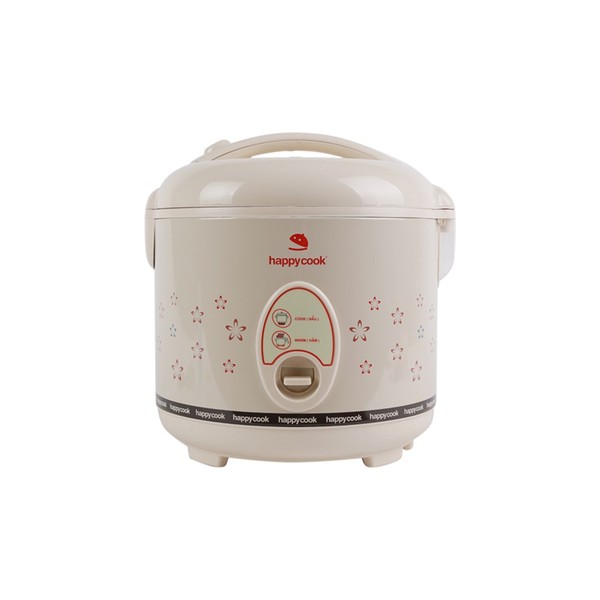 Nồi cơm điện nắp cài Happy cook HC180 1.8 lít màu trắng - Bảo hành Chính hãng