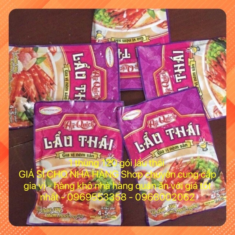 [HÀNG CHUẨN GIÁ SỈ] 1 THÙNG - 120 GÓI LẨU THÁI AJI-QUICK