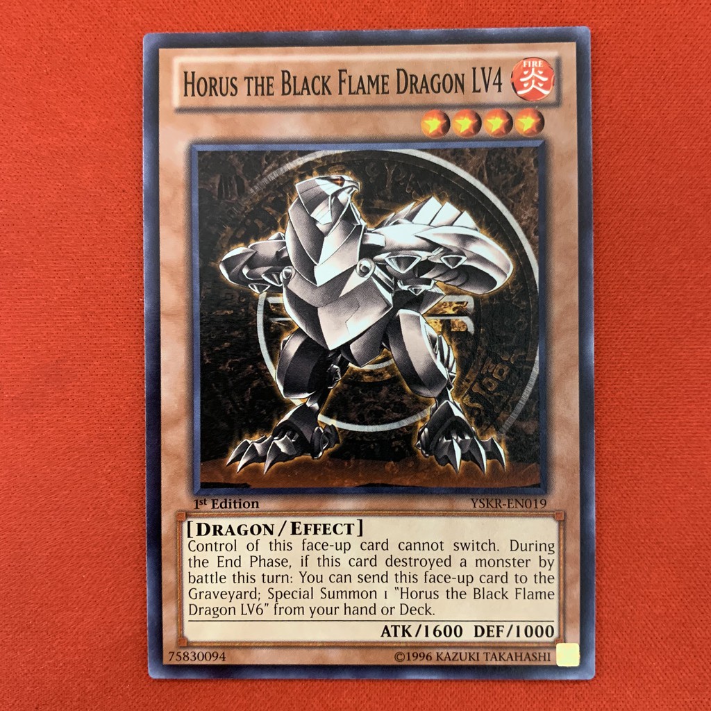 [EN-JP][Thẻ Bài Yugioh Chính Hãng] Horus the Black Flame Dragon LV4