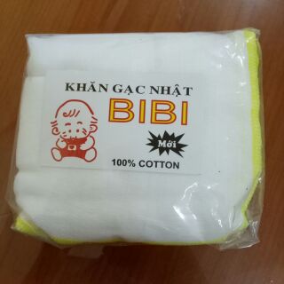 Bịch 10 khăn gạc khăn sữa nhật 4 lớp bibi.