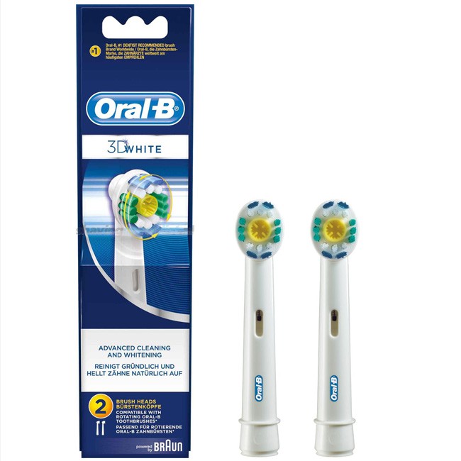 [CHÍNH HÃNG] Set 2 Đầu Bàn Chải Điện Precision Clean Oral-B - 100% Authentic