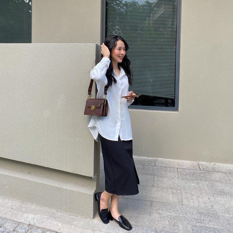 Áo Sơ Mi Hàn chất nhẹ mát mùa hè