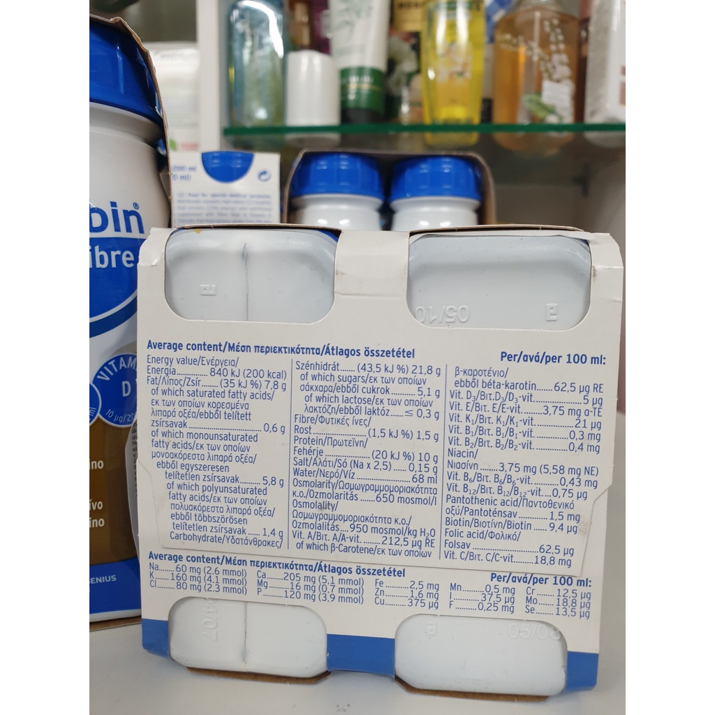 Sữa Fresubin 2Kcal Fibre Cappuccino 200ml
