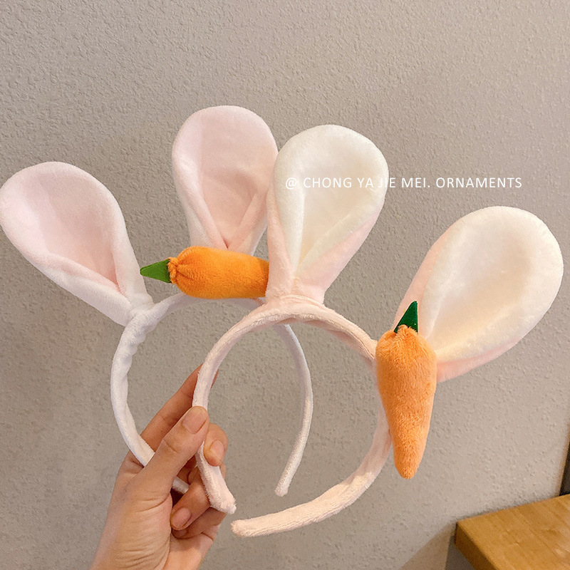 【Bờm tócbăng】 đô cài tóc Thỏ Đáng Yêu  hình Cho Nữ