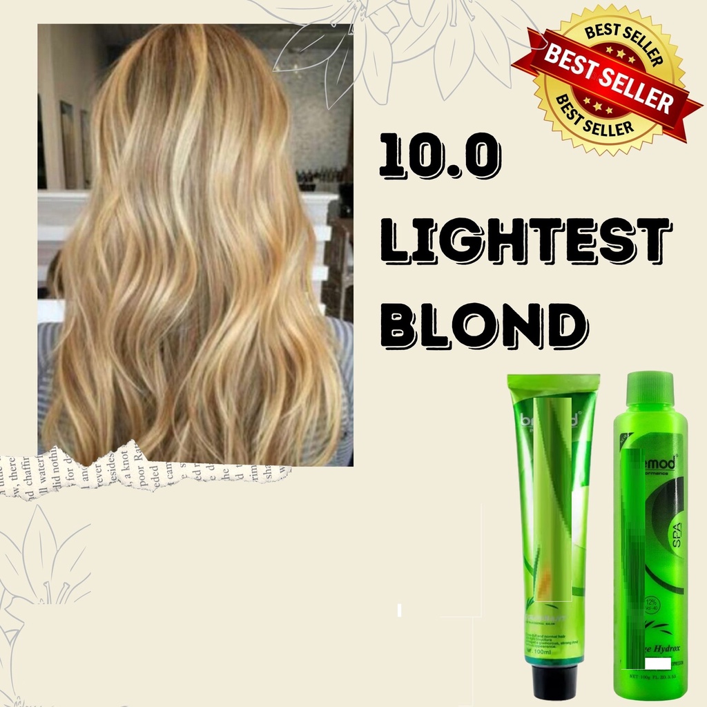 Thuốc Nhuộm Tóc Màu Vàng Rất Sáng 10.0 Lightest Blonde Hair Dye Cream